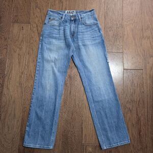 Ariat Legacy M2 Men's Jeans 29x32 (30x32) Relaxed Boot Cut Blue Cowboy Western